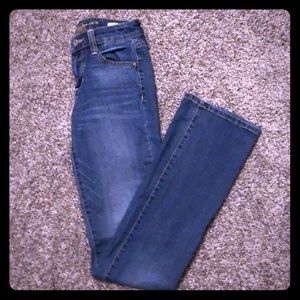 Size 1 Jr Girls Bootcut Blue Jeans